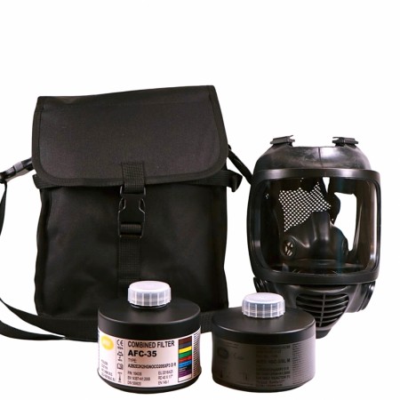 AVEC- BEREDSKAPS-GASSMASKE  SETT FOR SIVILE OG PROF. -CBRN- Art:15031