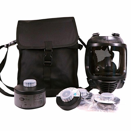 AVEC- BEREDSKAPS-GASSMASKE  SETT FOR SIVILE OG PROF. -CBRN- Art:15032